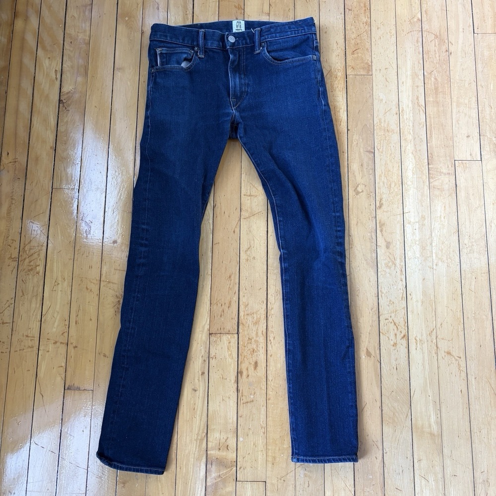 Hiroshi Kato The Needle Skinny Jeans Mens 30x30 Blue Selvedge Made In USA READ